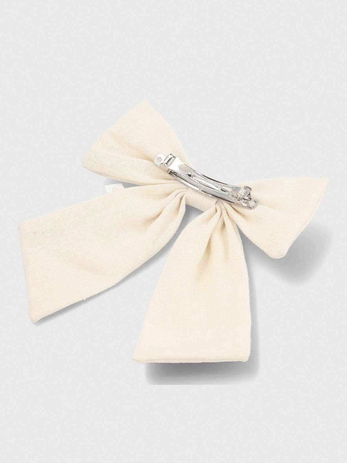 Cinta Lazo Algodón Niña Hair Beige-3