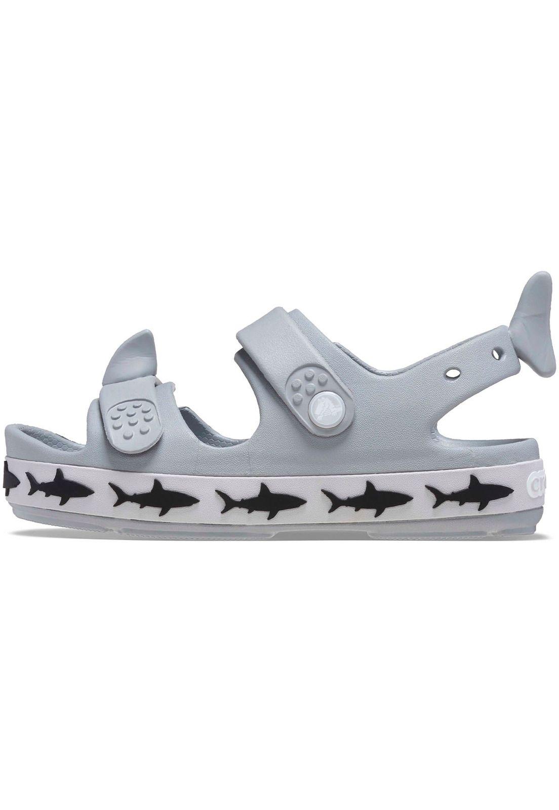 Sandalia Niño Crocband T Gris-1