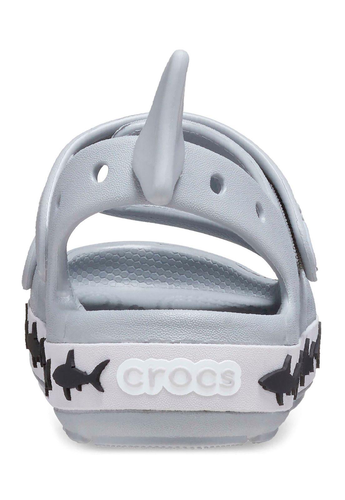 Sandalia Niño Crocband T Gris-7