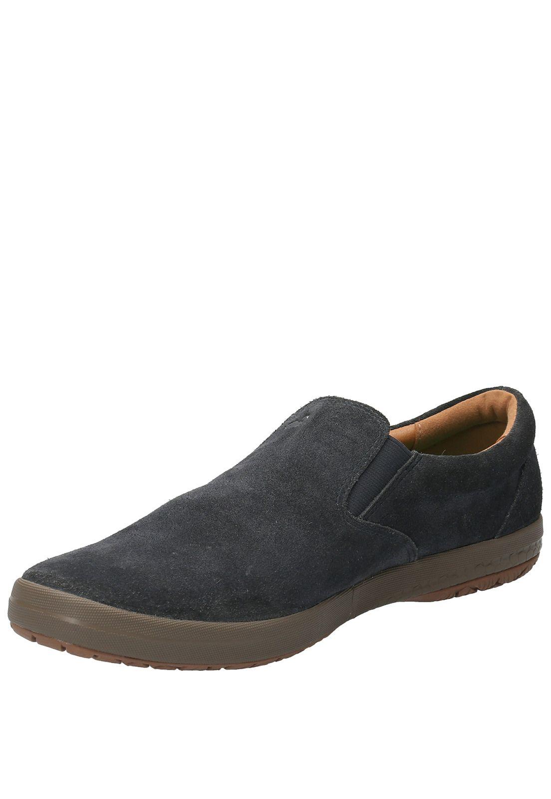 Zapatilla Cuero Hombre Rostock Gris Oscuro-4