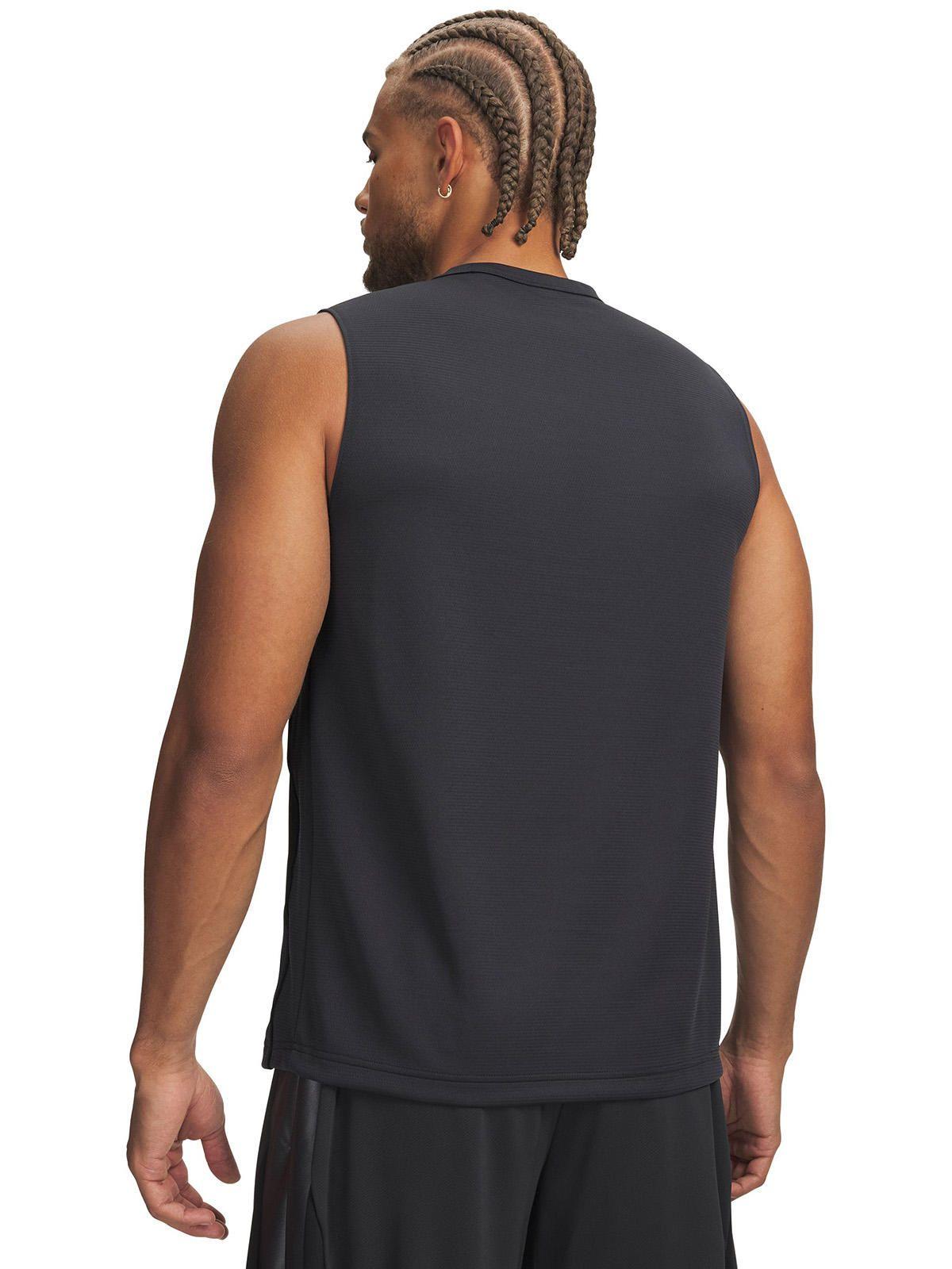 Polera S/M Hombre Curry Training Tank Polera Gris-1