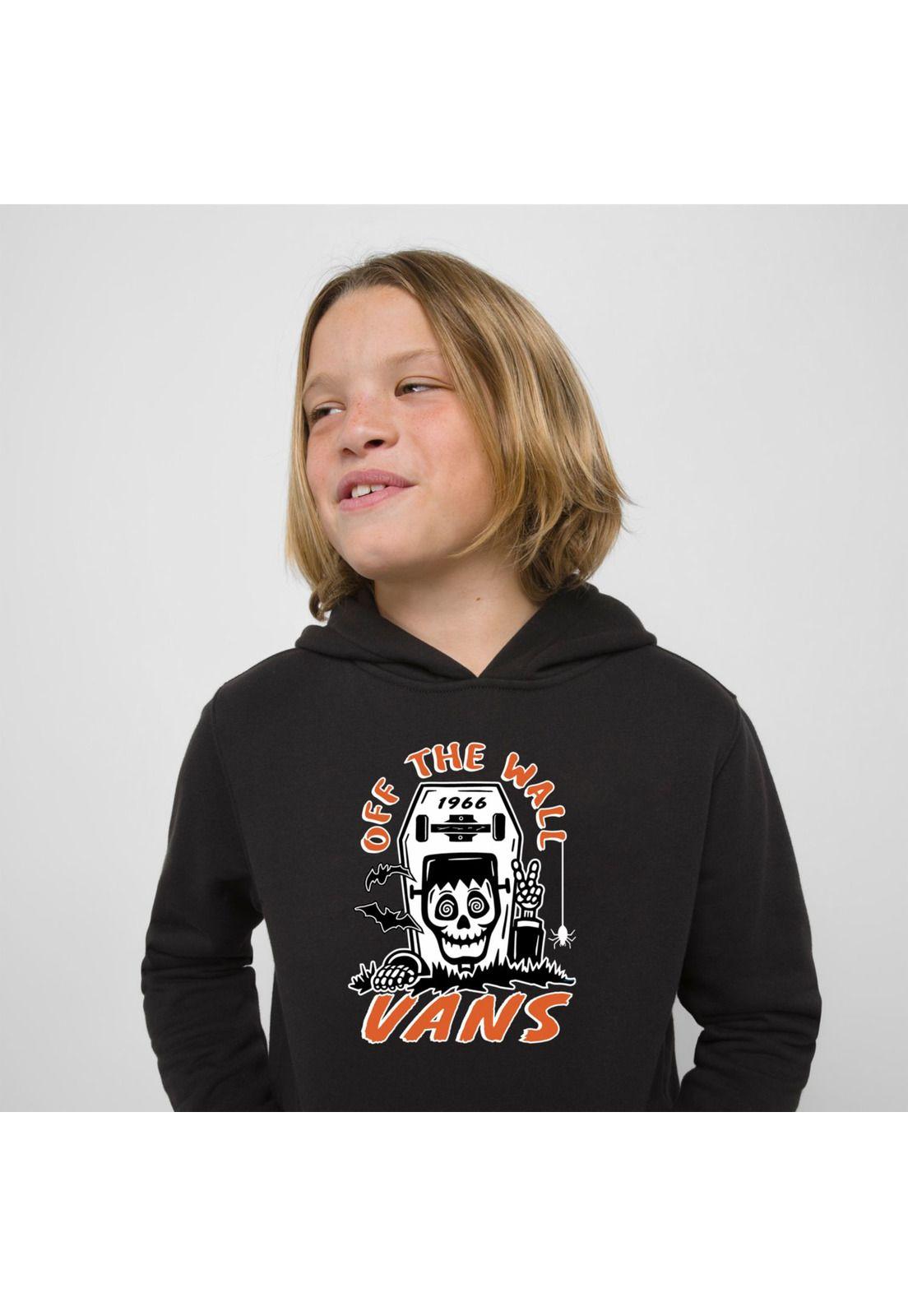 Polerón Niño Sk8 Skull Po Black-1