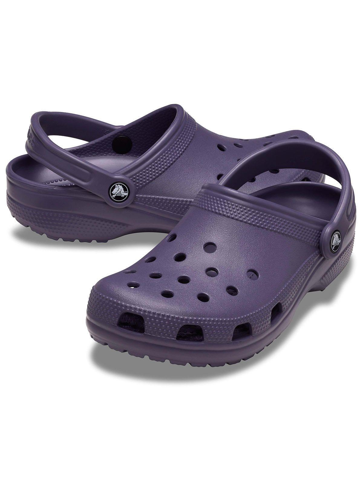 Zueco Crocs Mujer Classic Clog Morado Oscuro-3