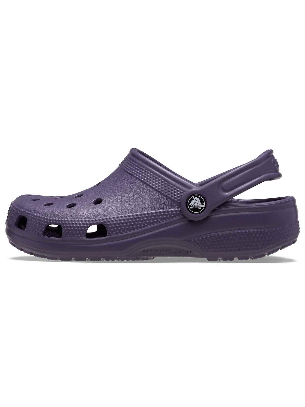 Zueco Crocs Mujer Classic Clog Morado Oscuro-8