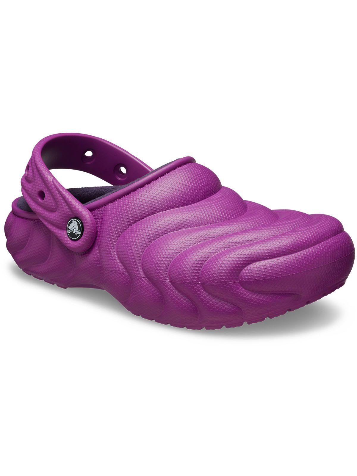 Zueco Crocs Mujer Lined Overpuff Púrpura-6