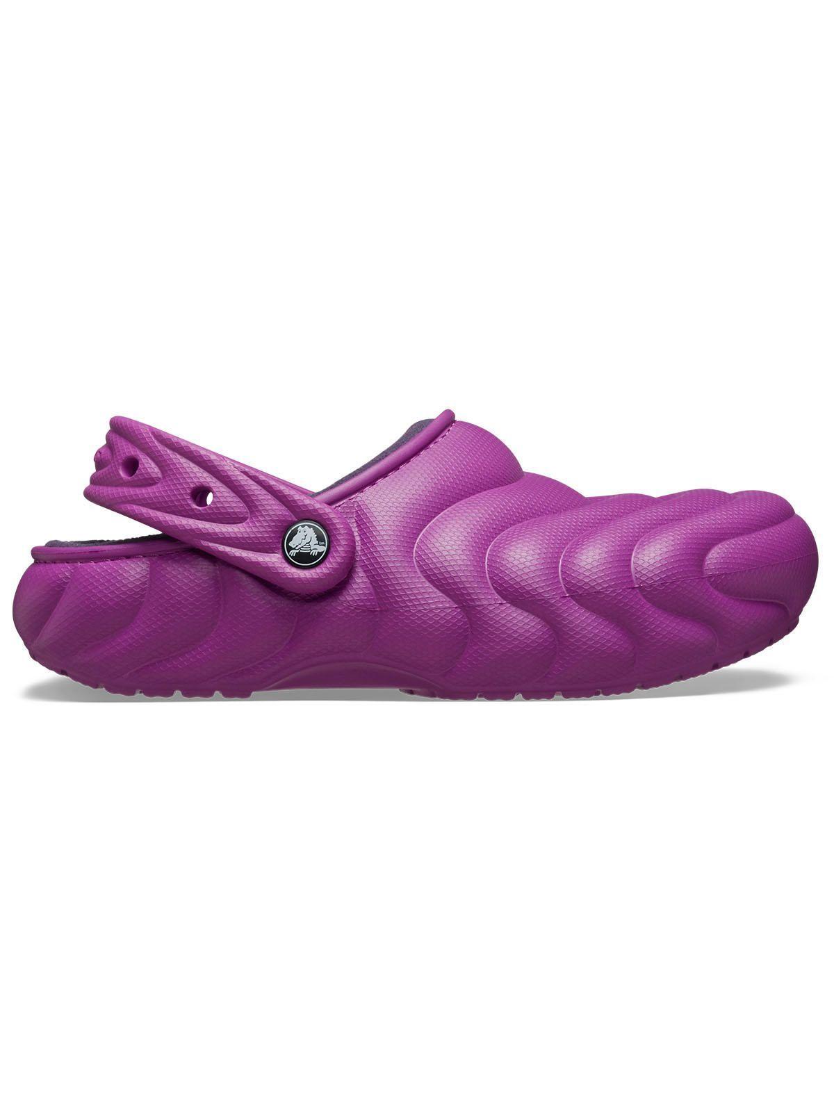 Zueco Crocs Mujer Lined Overpuff Púrpura-0