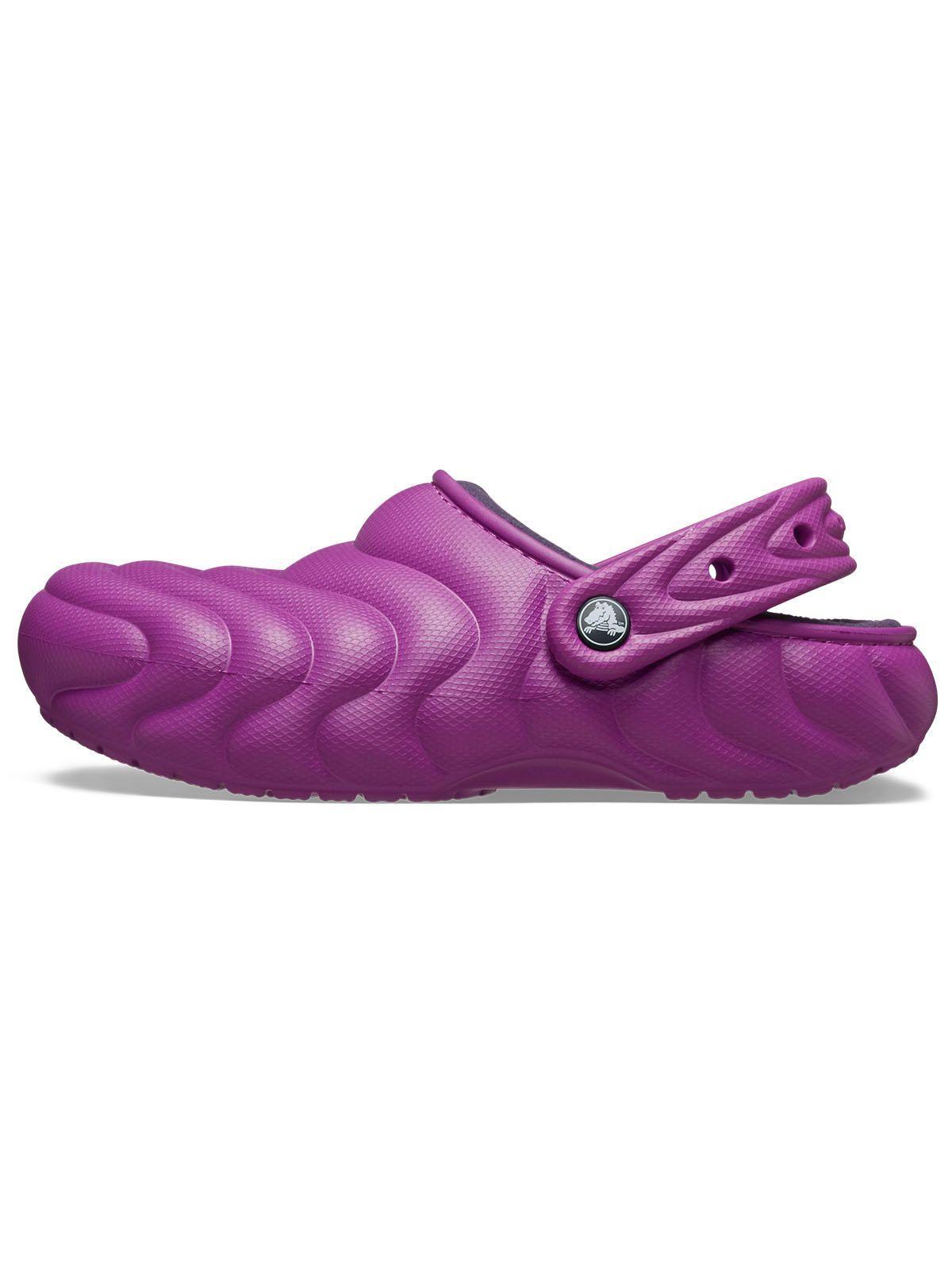 Zueco Crocs Mujer Lined Overpuff Púrpura-1