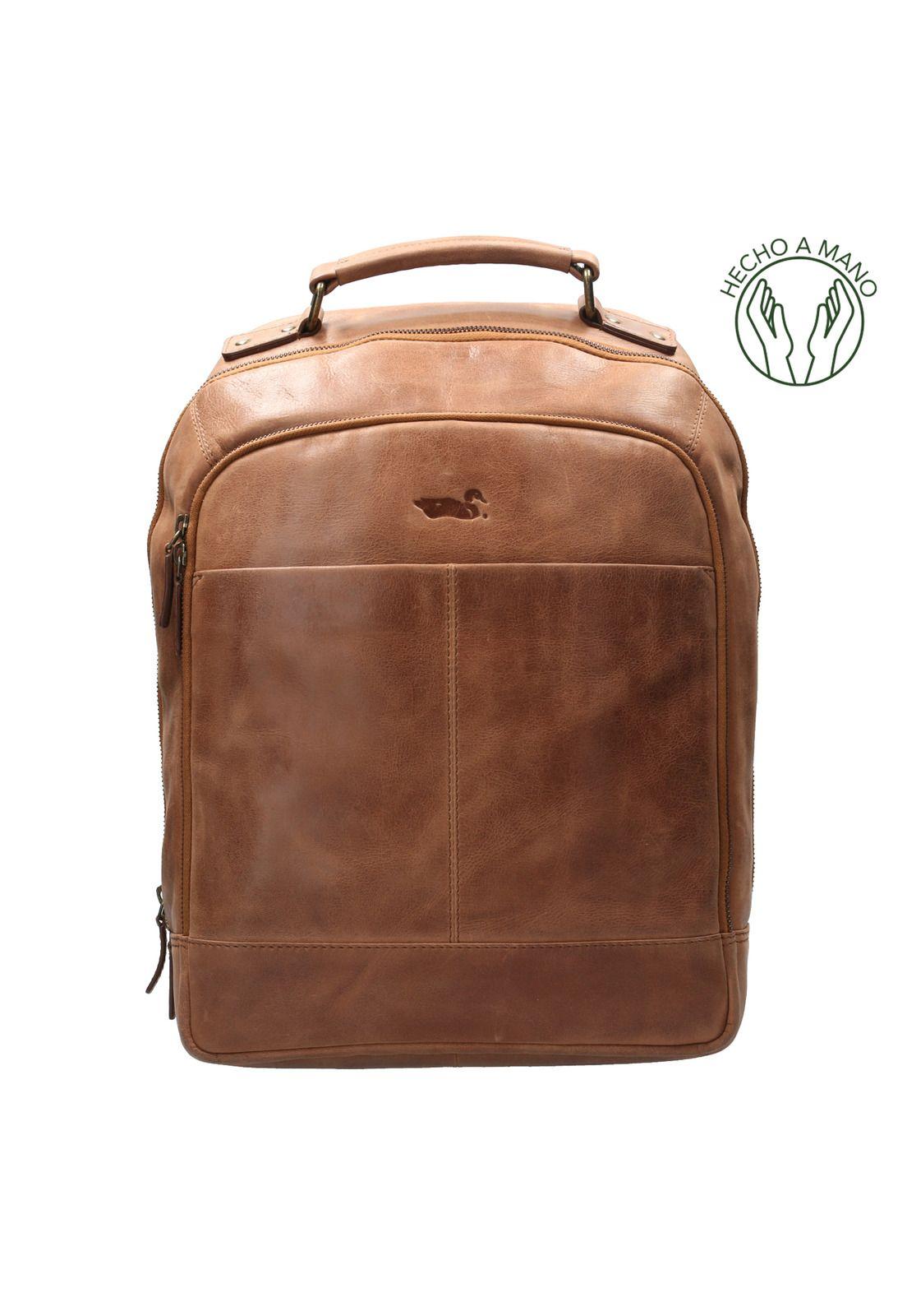 Mochila Hombre Fd Trento Back Café-0