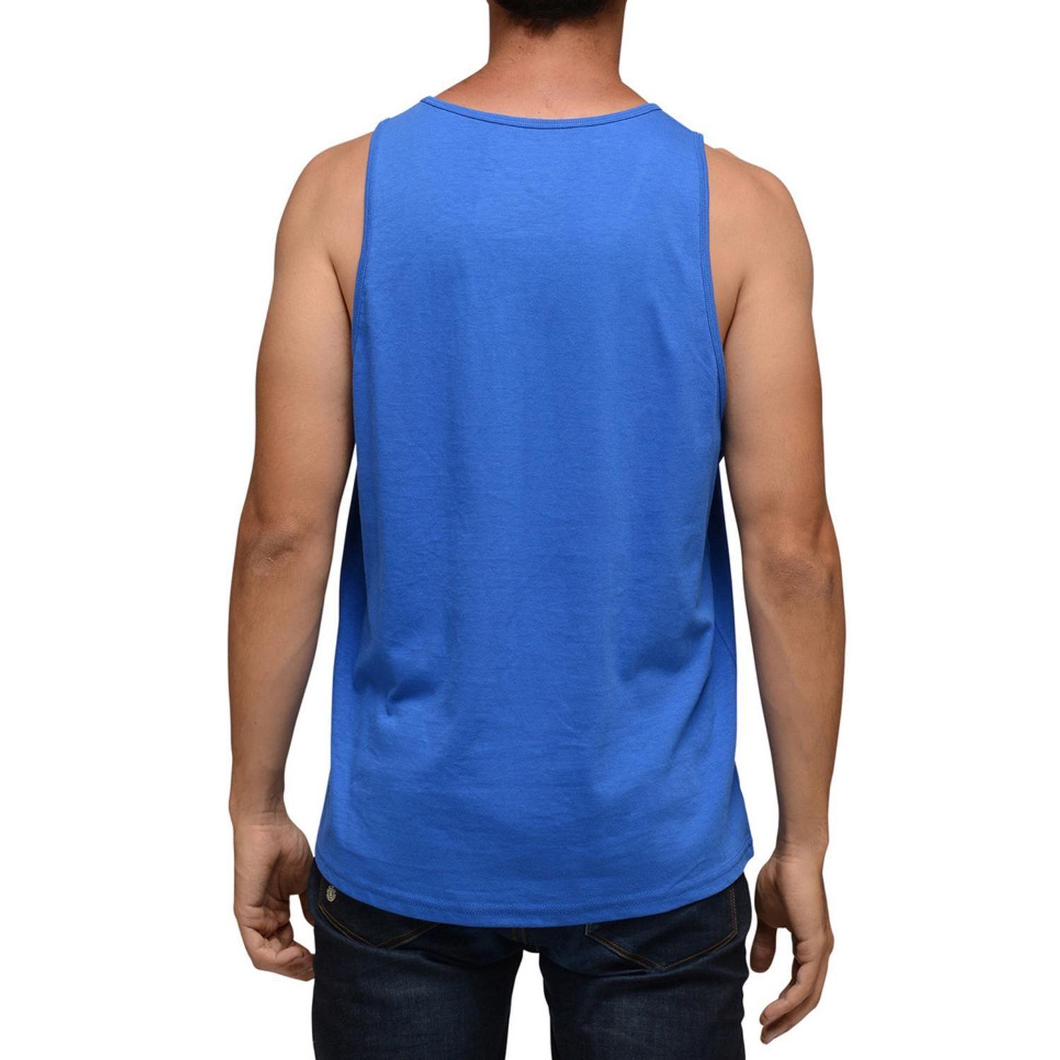 Polera S/M Algodon Hombre Cast Tank Azul Element-1