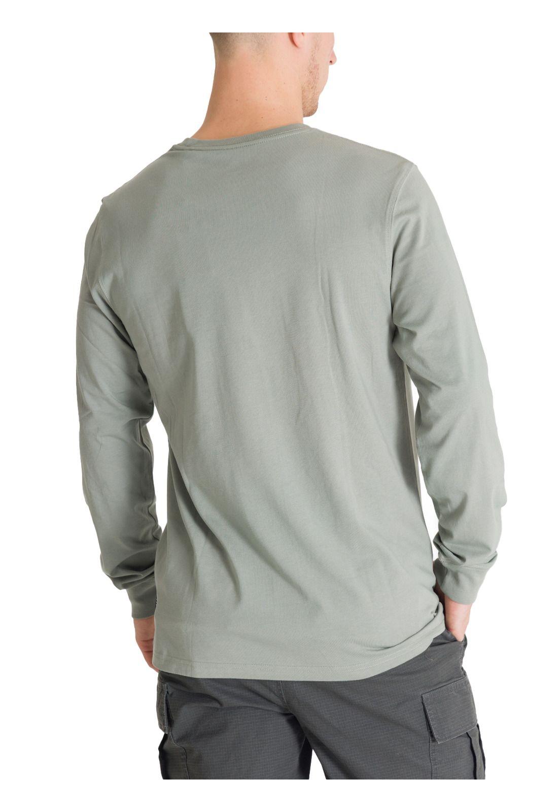 Polera Manga Larga Hombre Colfax Verde Burton-3