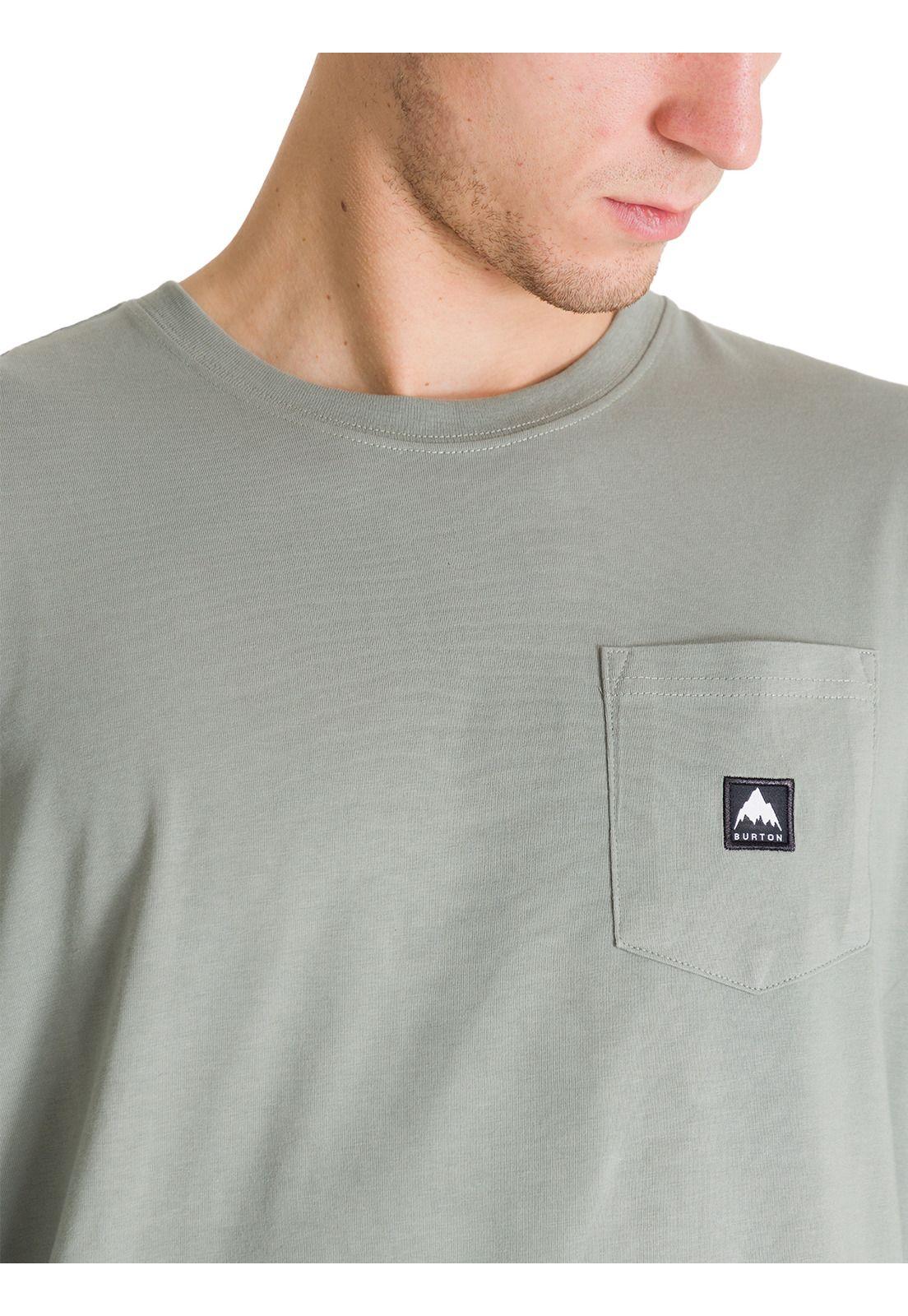 Polera Manga Larga Hombre Colfax Verde Burton-4