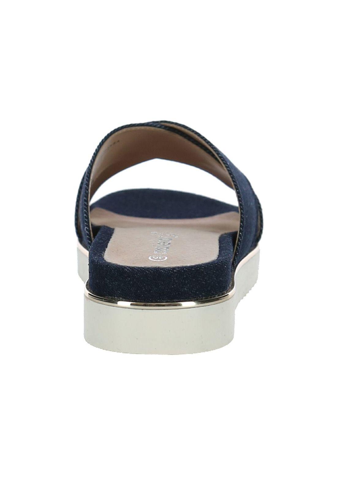 Sandalia Mujer Ancla Azul-5