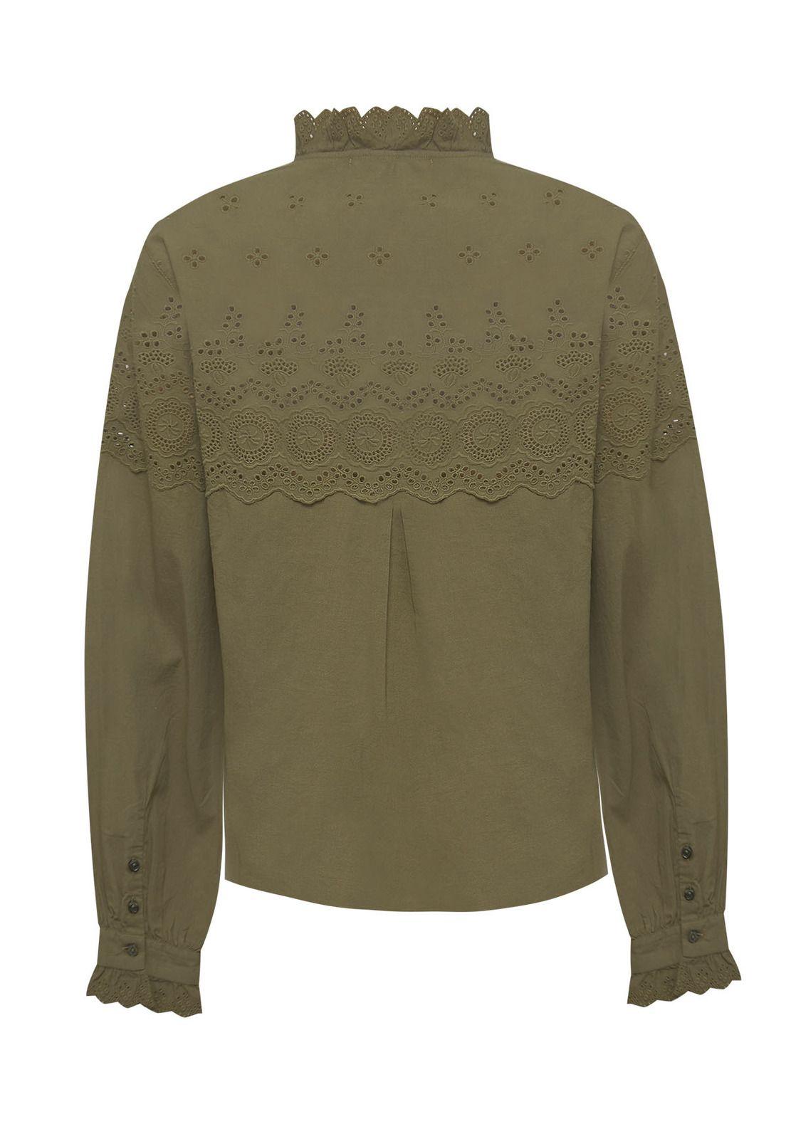 Blusa Algodón Orgánico Mujer Lhotse Verde-1