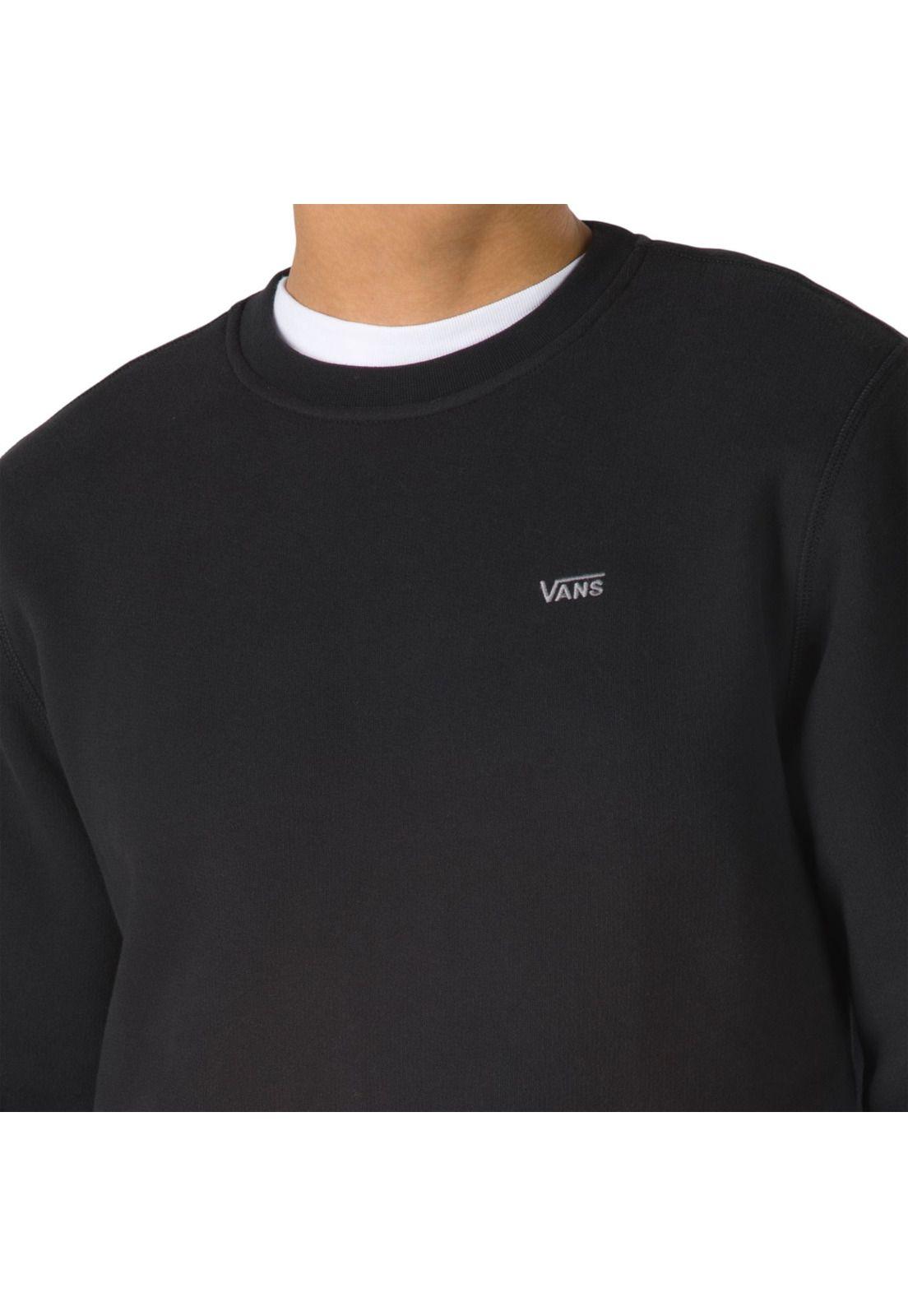 Polerón Hombre Comfycush Crew Fleece Negro-4