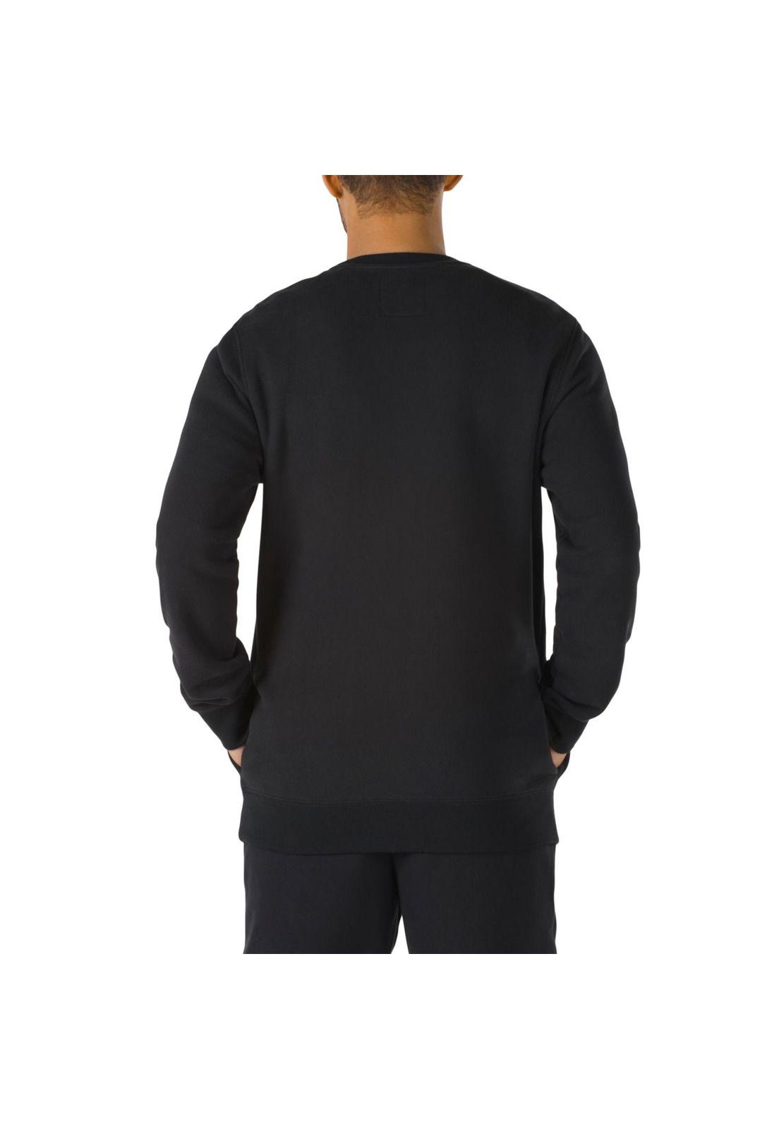 Polerón Hombre Comfycush Crew Fleece Negro-5