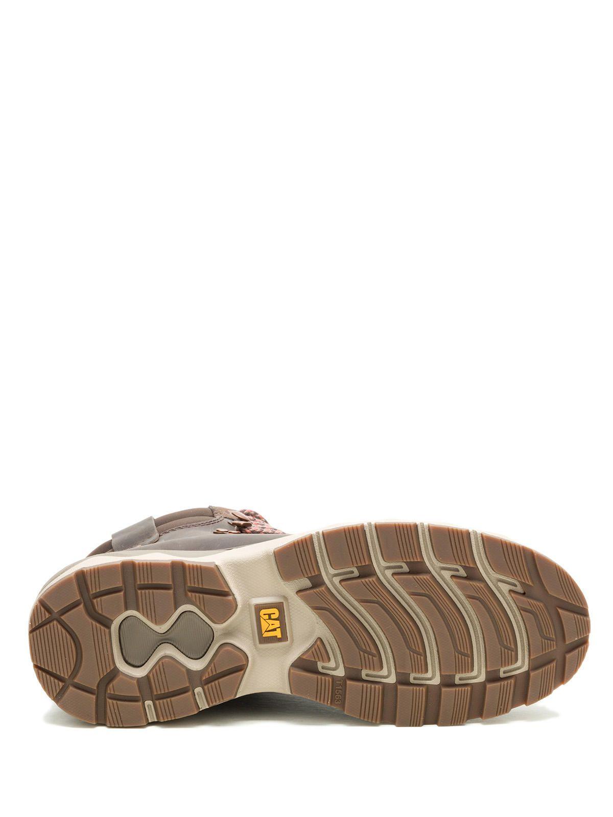 Botín Cuero Mujer Fandom Hiker Café Oscuro-7