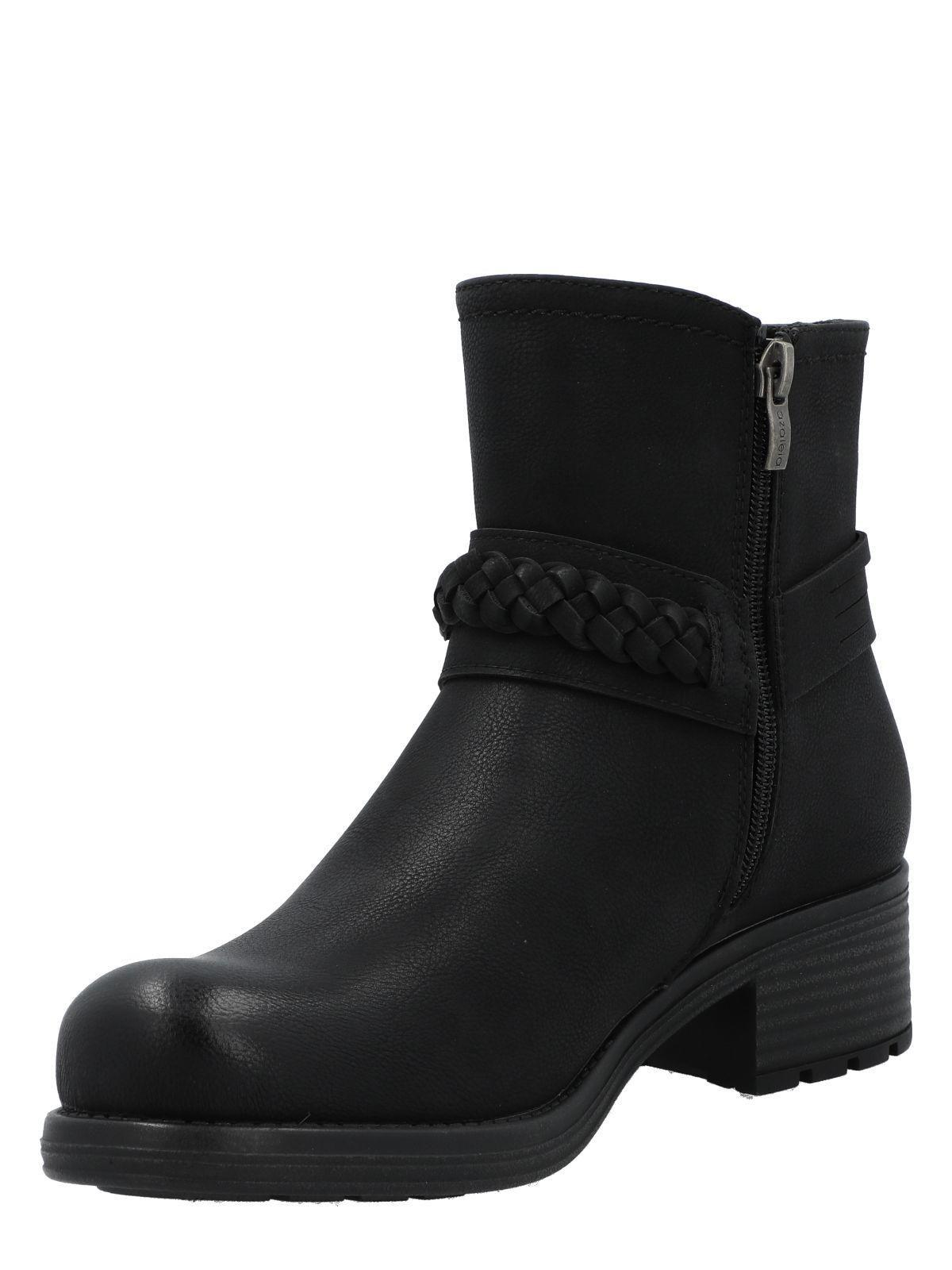 Botín Mujer Mila Negro-4