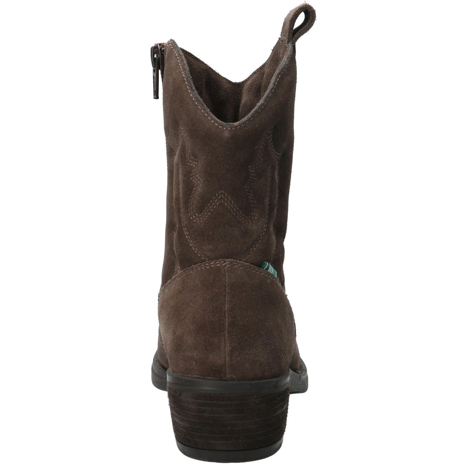 Botín Cuero Mujer Mayer Café Oscuro-6