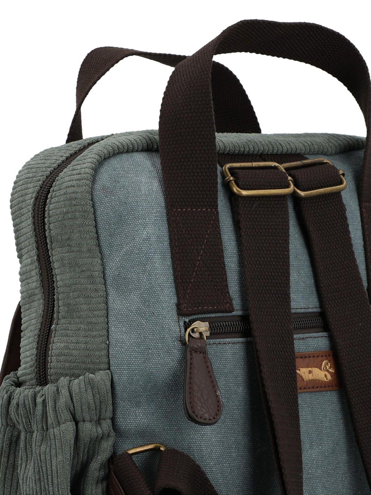 Mochila Textil Mujer Kawes Back Verde-3