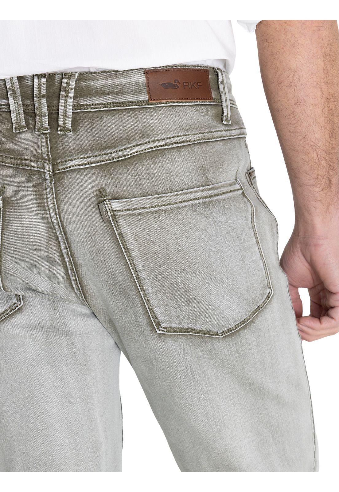 Jeans Algodón Orgánico Verde Baycolor Hombre -7
