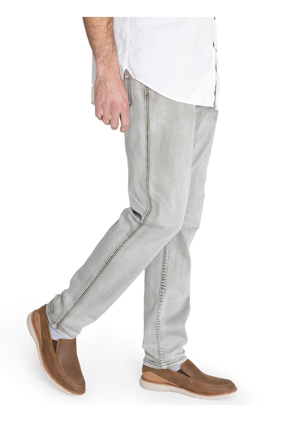 Jeans Algodón Orgánico Verde Baycolor Hombre -8