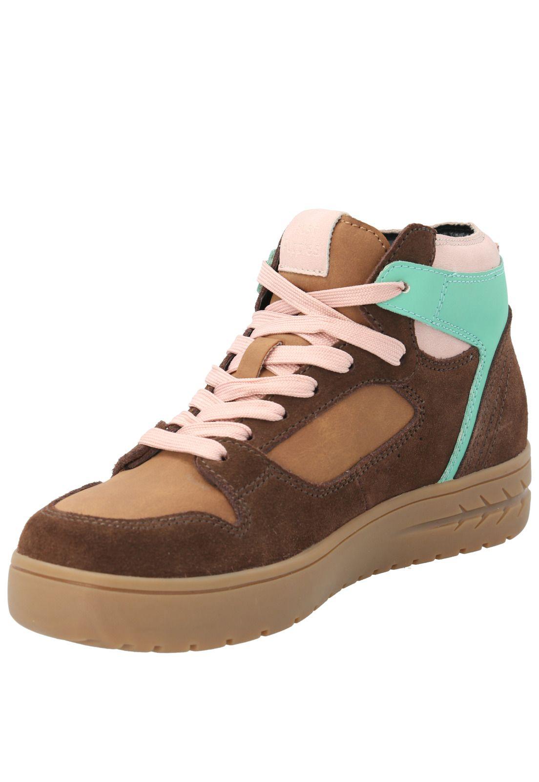 Zapatilla Cuero Niña Silverwood Café-6