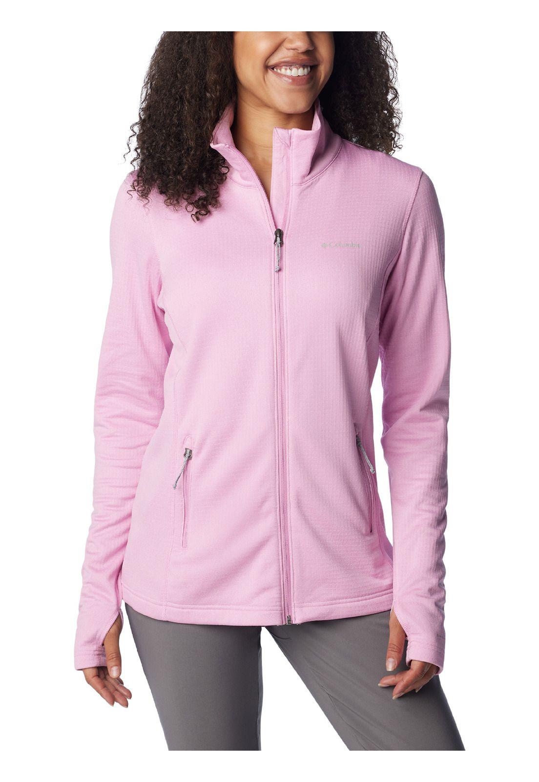 Polar Mujer W Park View Grid Full Zip Morado-0