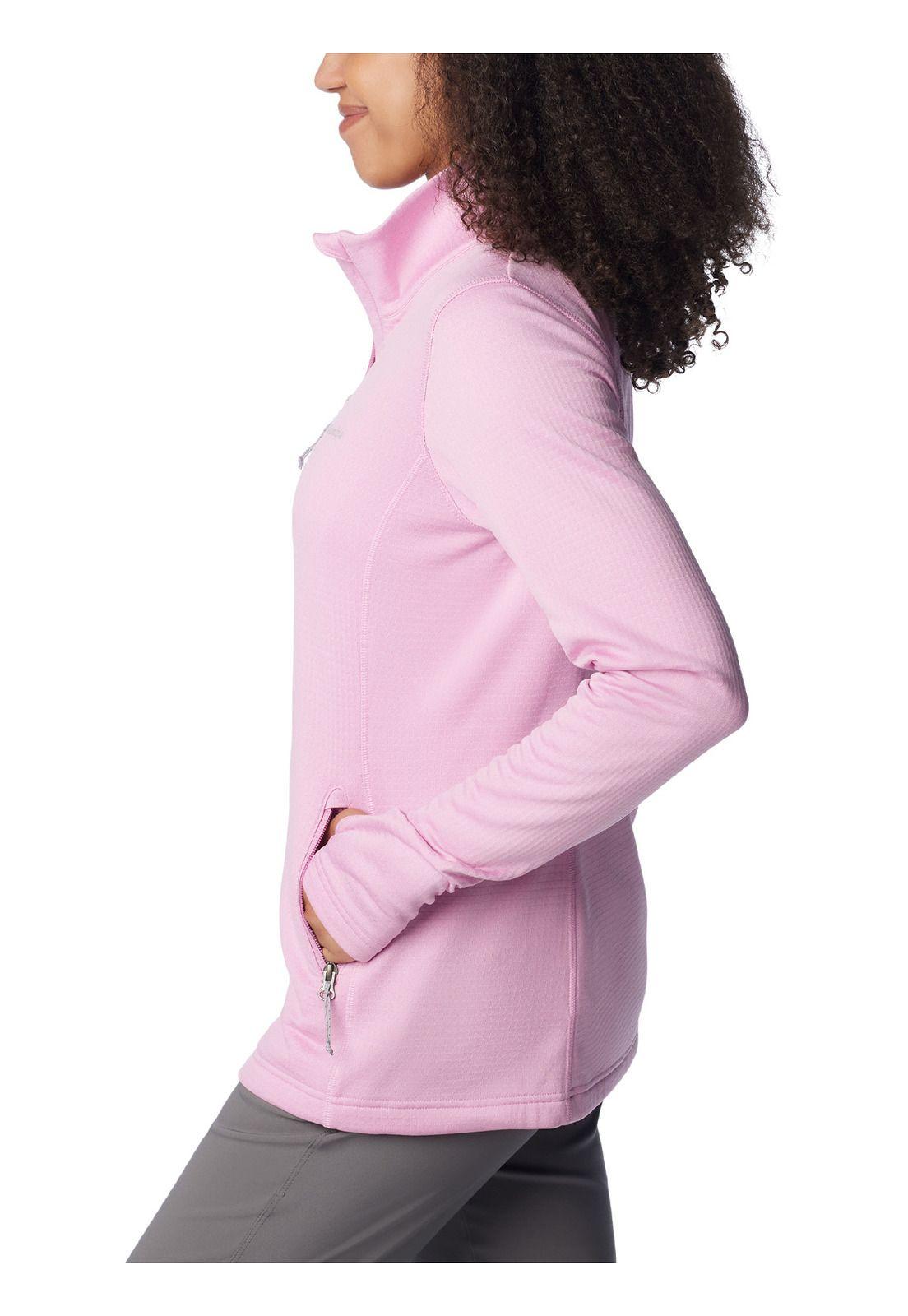 Polar Mujer W Park View Grid Full Zip Morado-1
