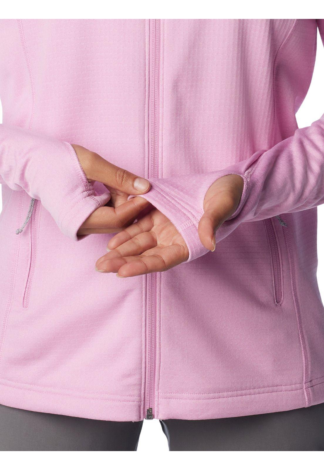 Polar Mujer W Park View Grid Full Zip Morado-5