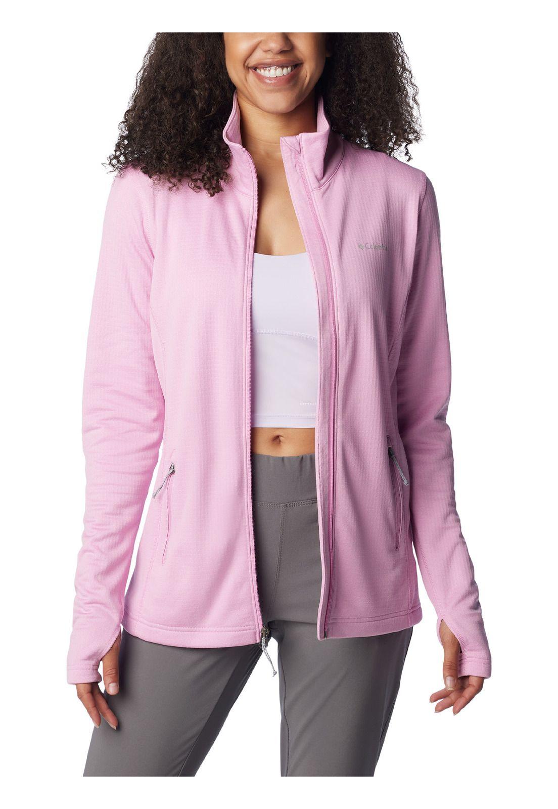 Polar Mujer W Park View Grid Full Zip Morado-6