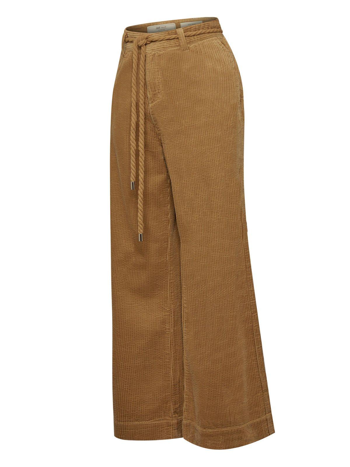 Pantalón Algodón Orgánico Mujer Tanko Beige-0