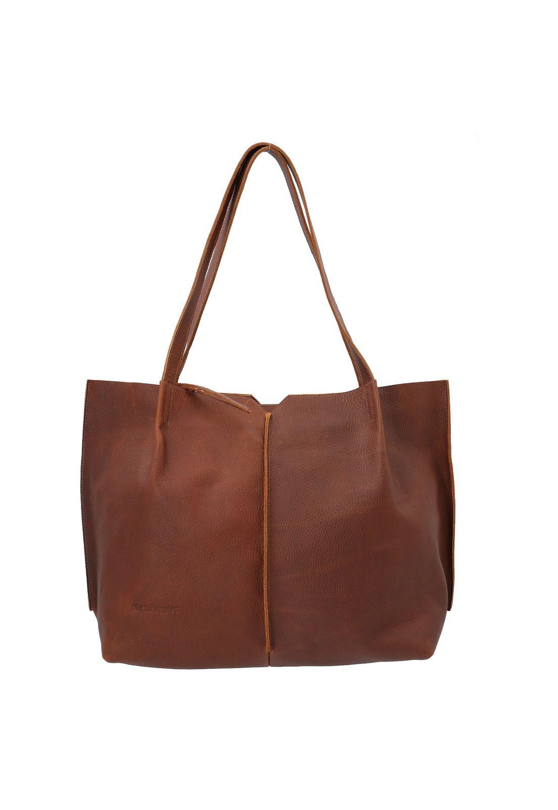 Cartera Cuero  Seles Tote Café-0