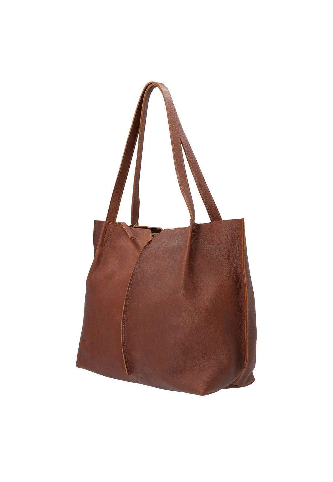 Cartera Cuero  Seles Tote Café-1