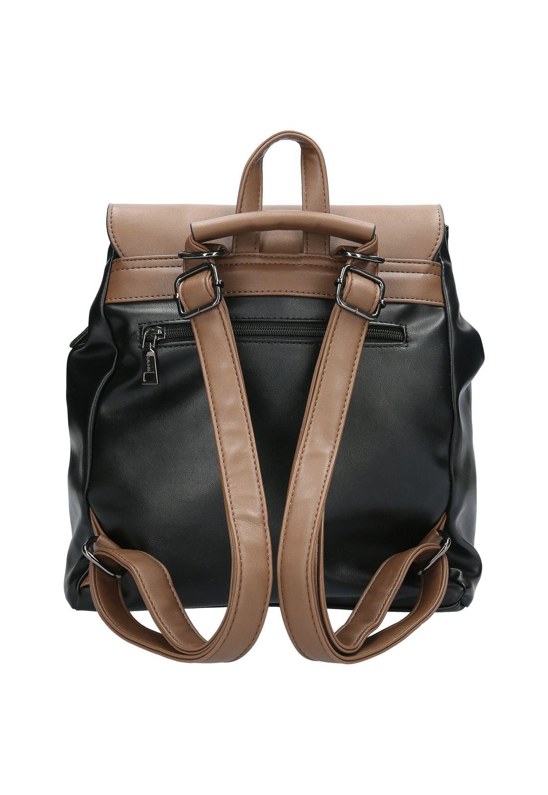 Mochila Convertible Mujer Gleni Backbag Negro-1