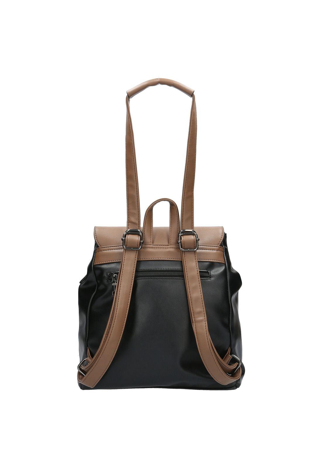 Mochila Convertible Mujer Gleni Backbag Negro-2