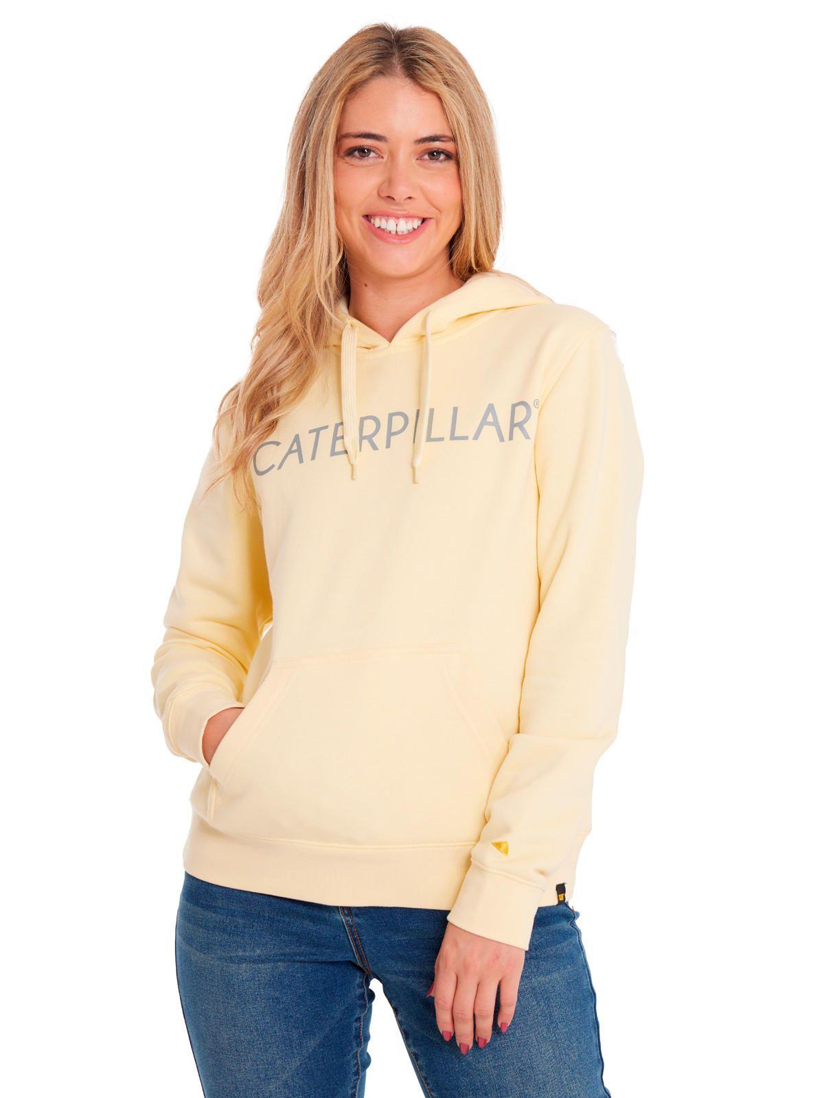 Polerón Mujer Fleece Caterpillar Pullover Amarillo-0