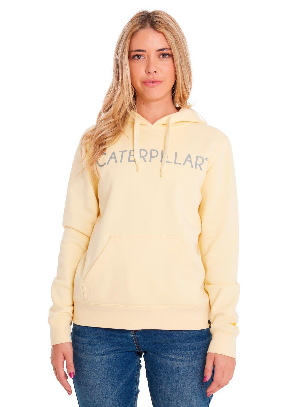 Polerón Mujer Fleece Caterpillar Pullover Amarillo-3