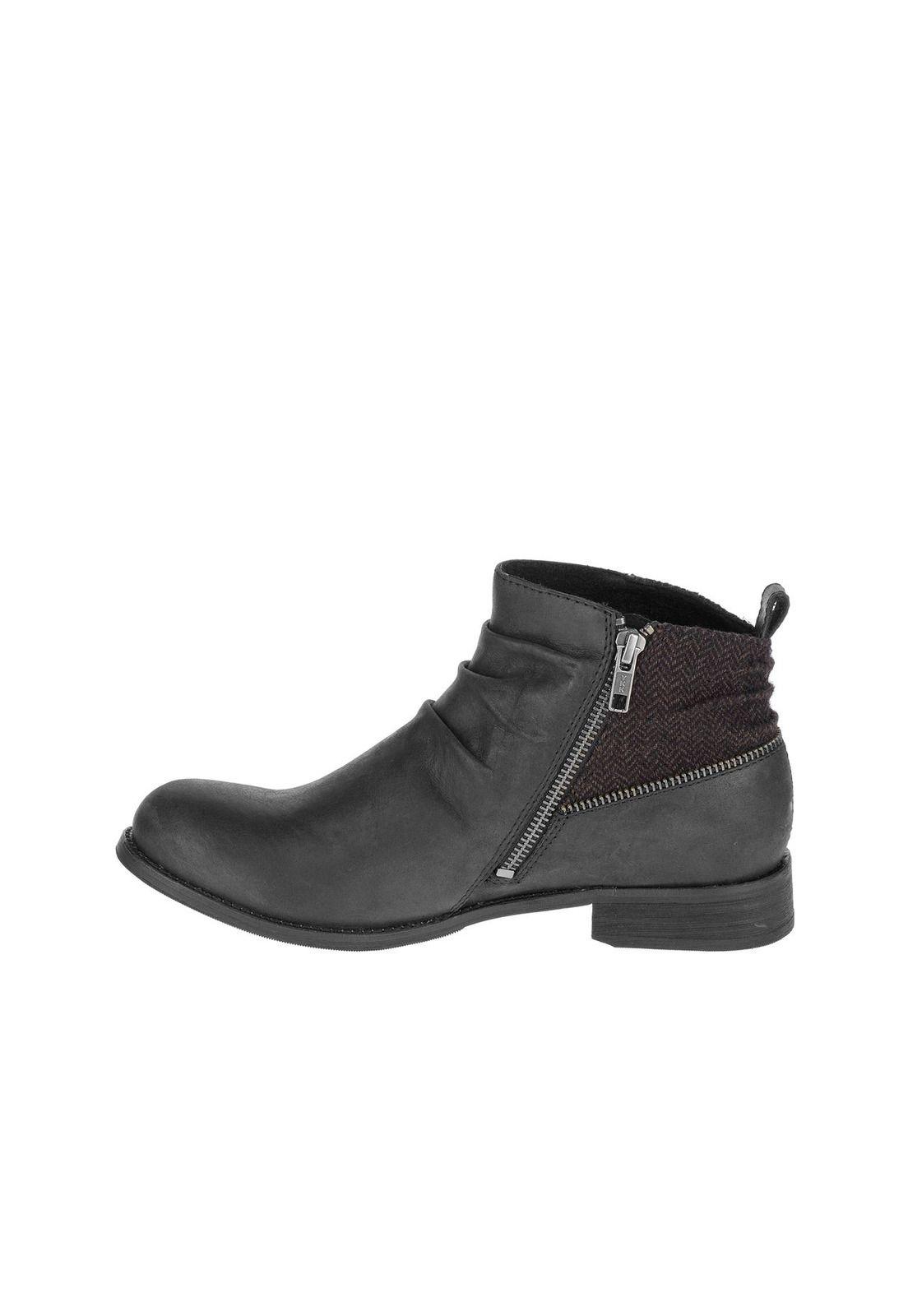 Botin Mujer Casual Kiley Negro-1