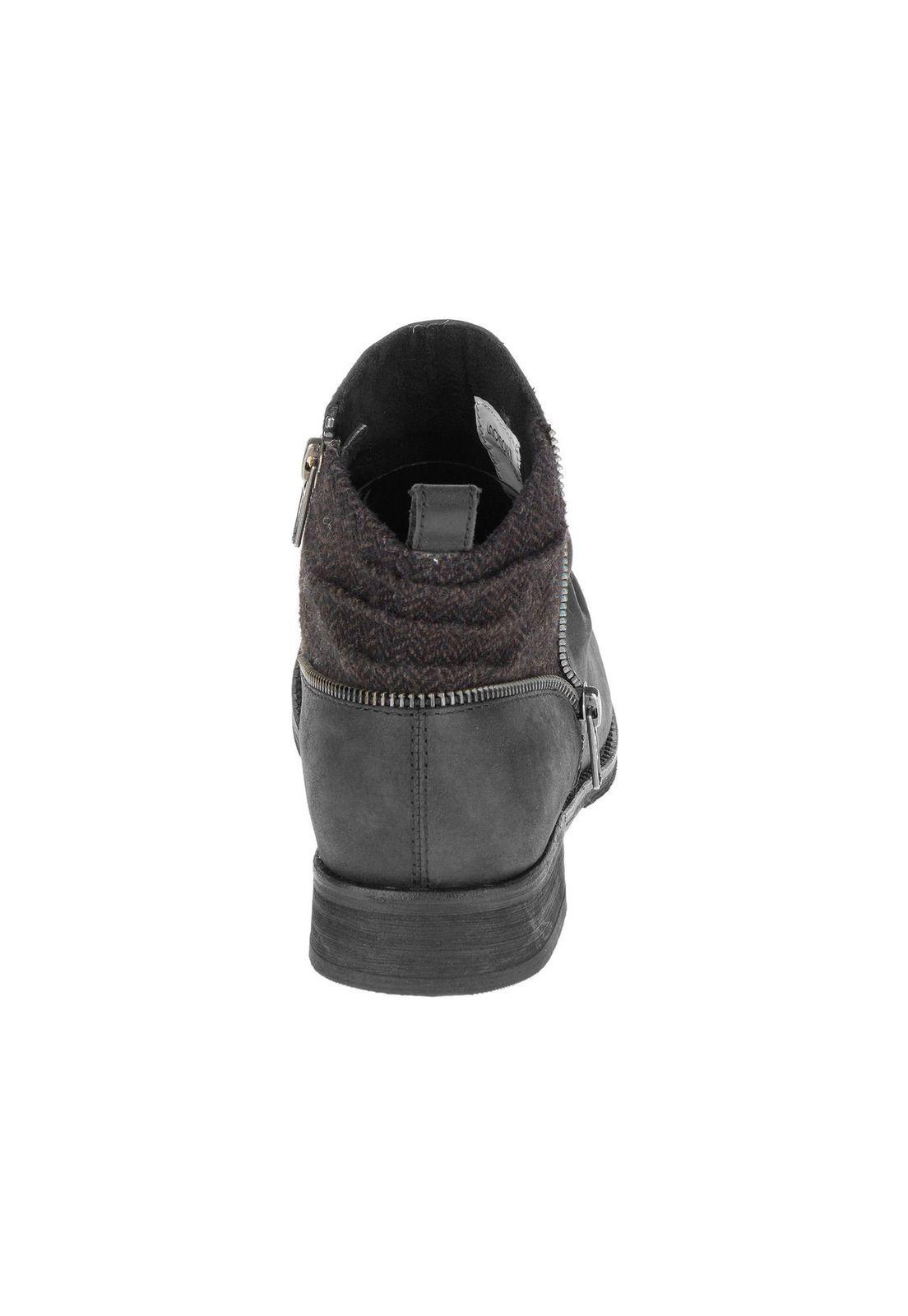 Botin Mujer Casual Kiley Negro-3