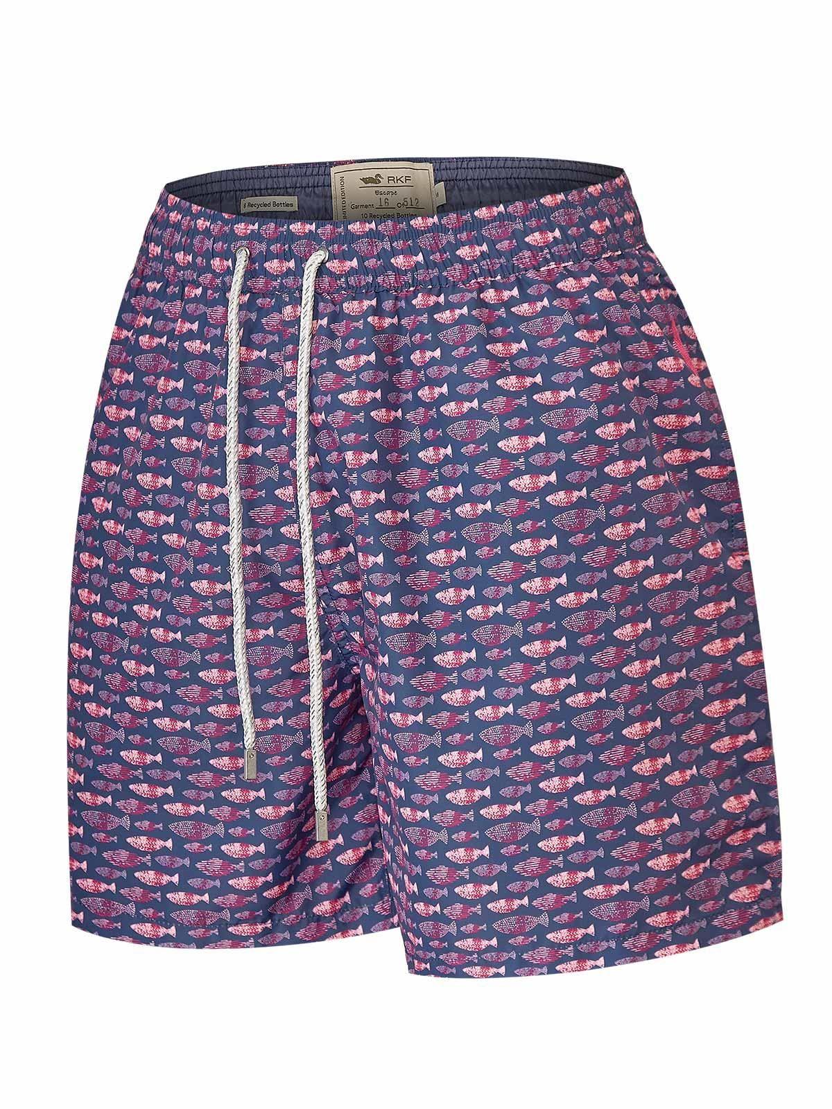 Traje De Baño Fibras Recic Hombre Izam Morado-0