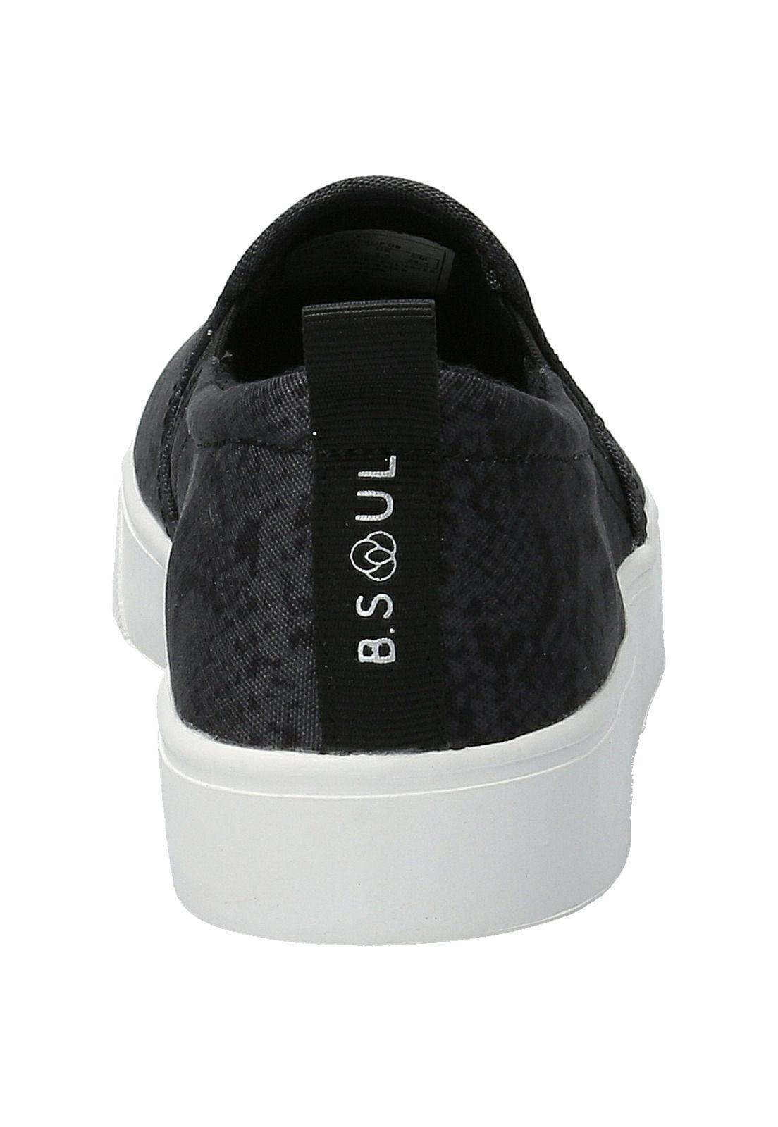 Zapatilla Mujer Animal Print Slip On Negro-6