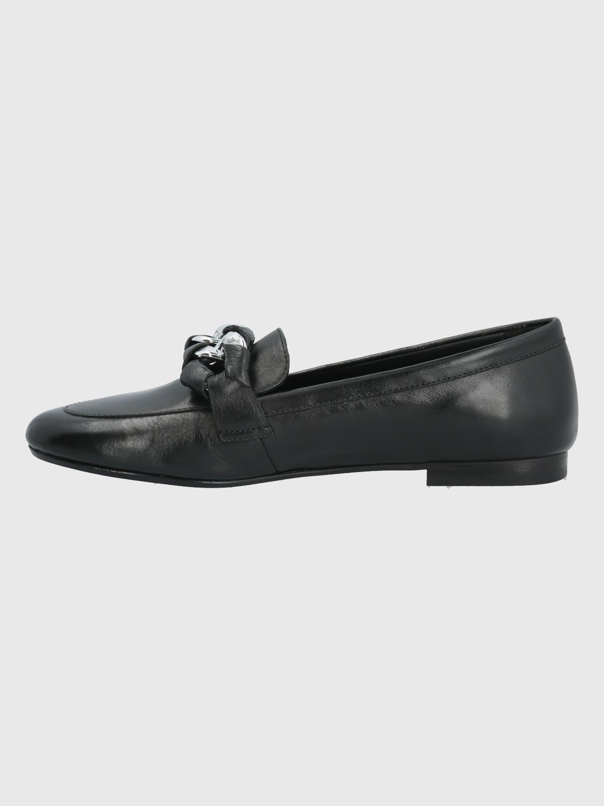 Mocasín Cuero Negro Mujer Mons -4