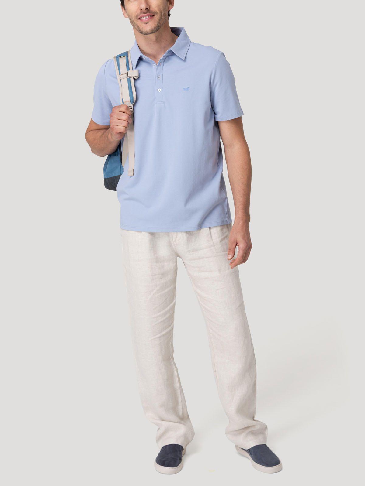 Polera Algodón Hombre Padua Celeste-8