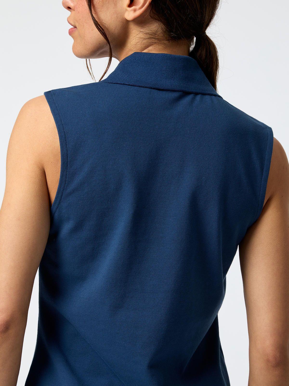Polera Pique Aloe Azul Mujer-3