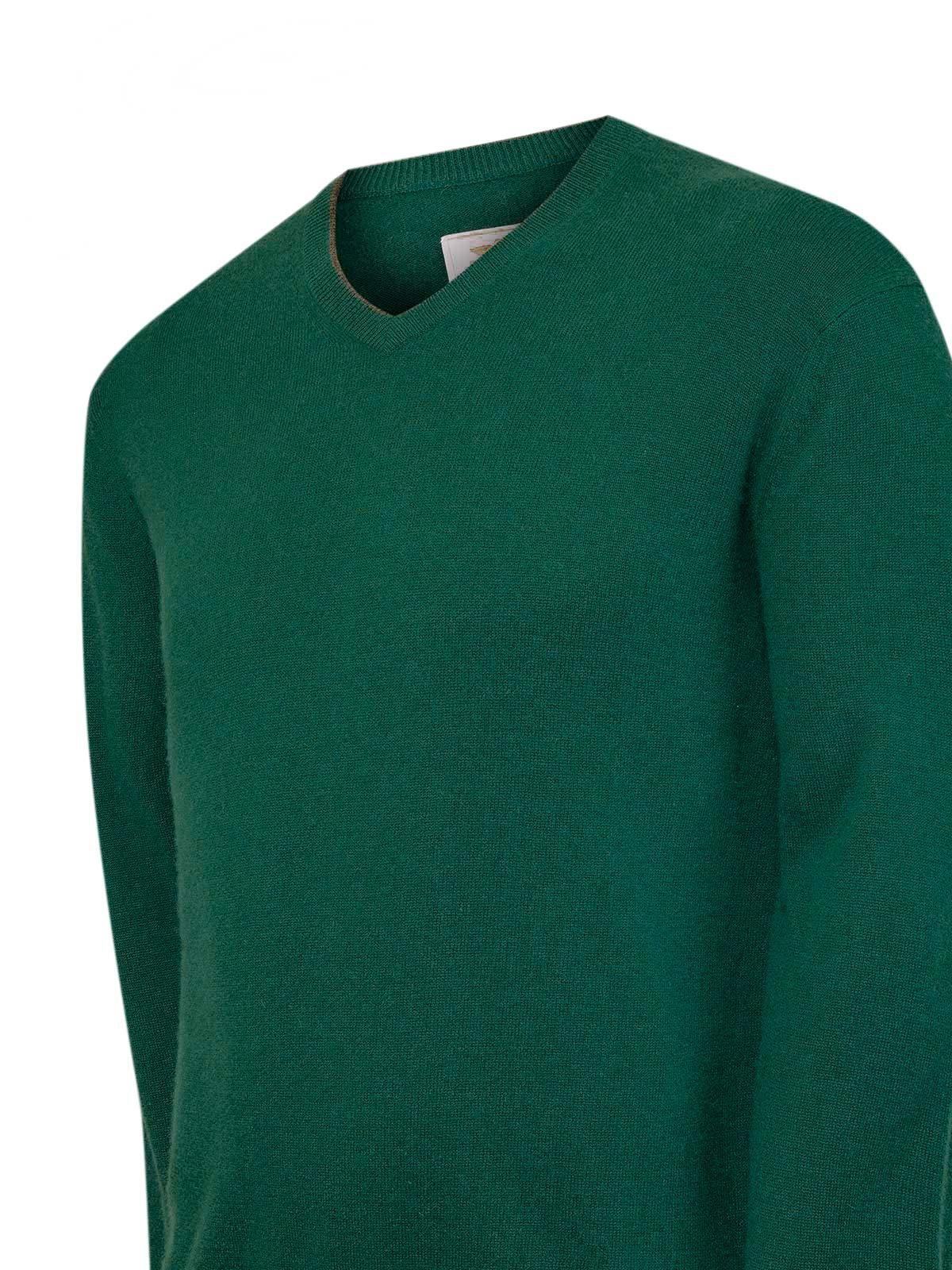 Sweater Cashemira Hombre Cash.V Verde-3