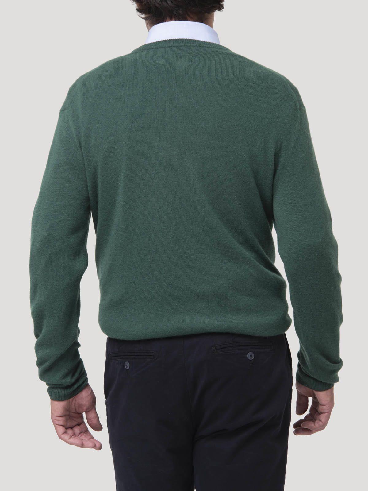 Sweater Cashemira Hombre Cash.V Verde-6