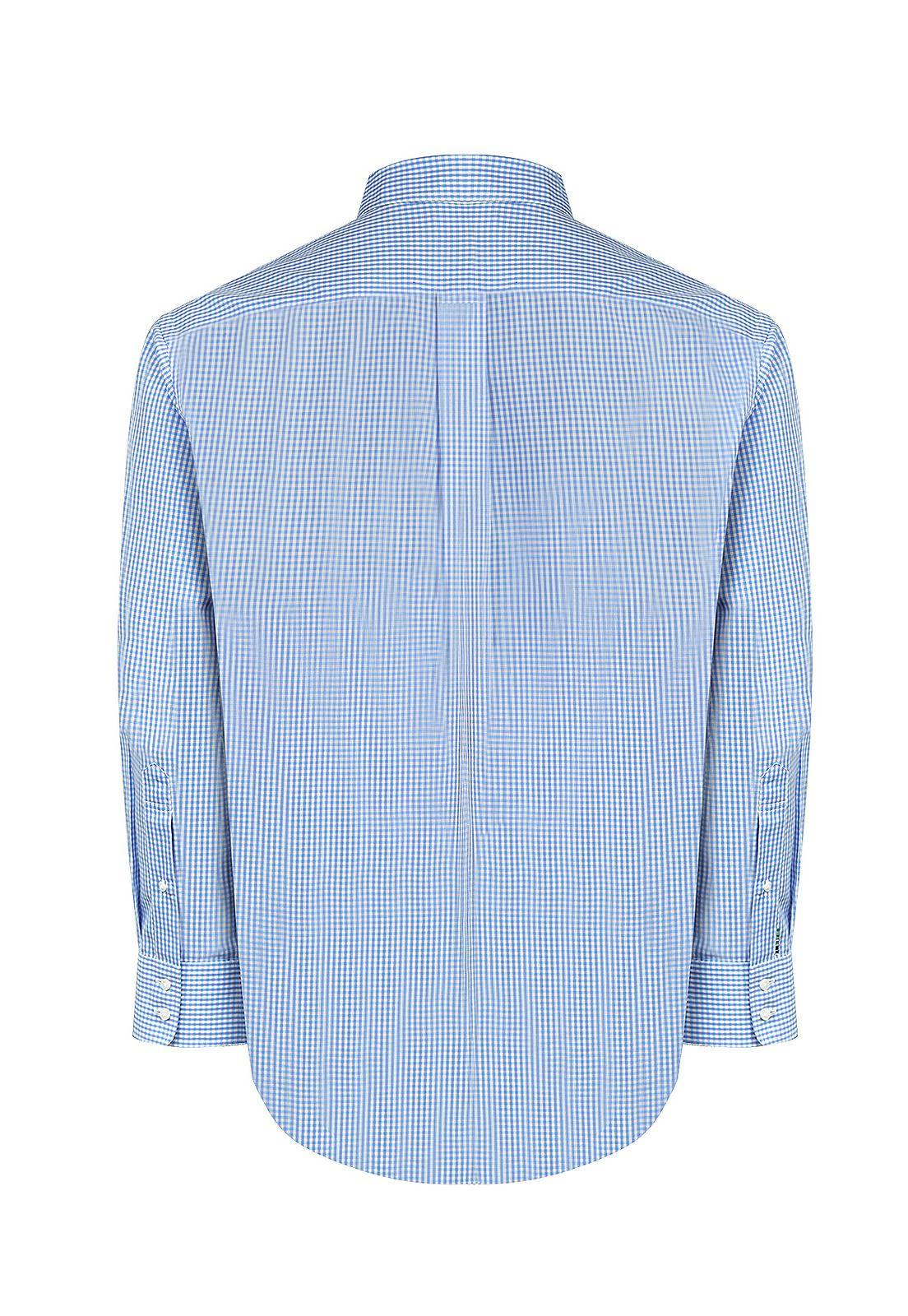 Camisa Libre de Arrugas Azul Cielo WF Hombre -3