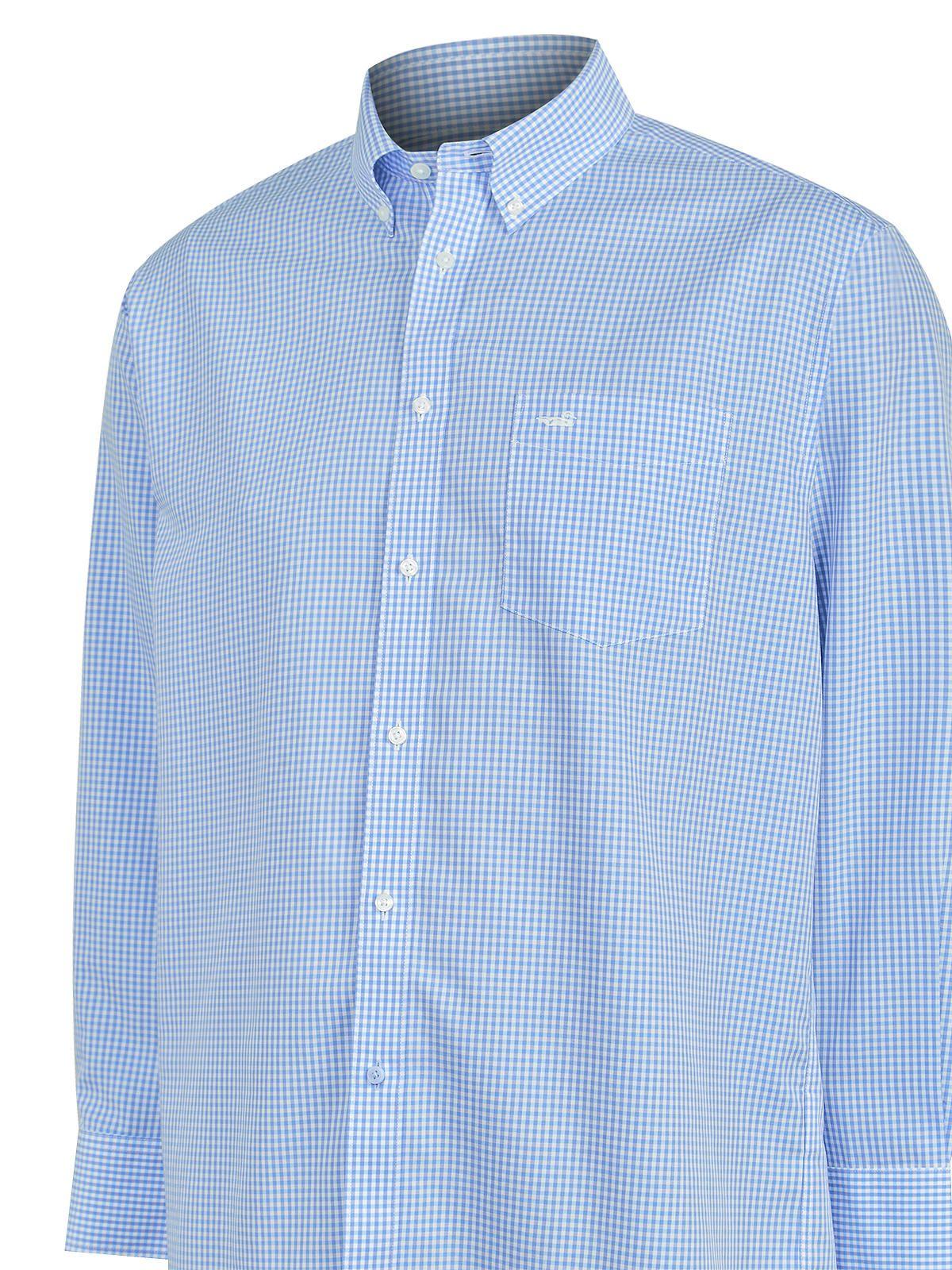 Camisa Libre de Arrugas Azul Cielo WF Hombre -4