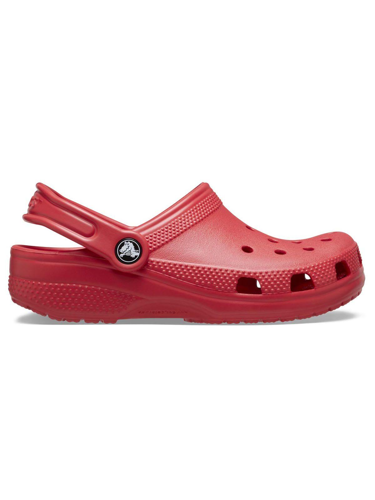 Zueco Crocs Niño Classic Clog K Rojo-0