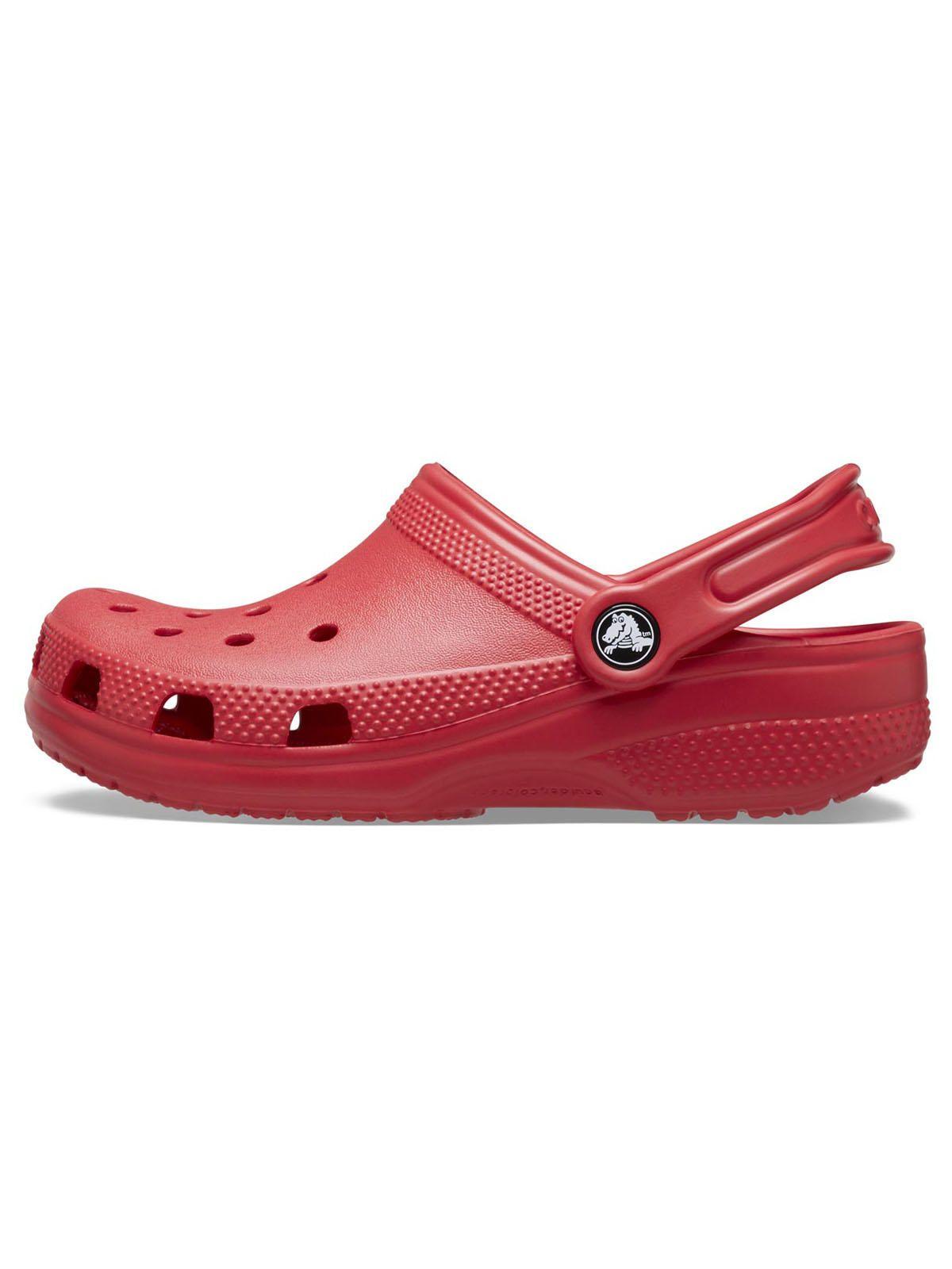 Zueco Crocs Niño Classic Clog K Rojo-1